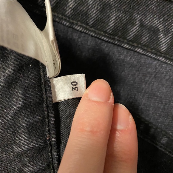 BNWOT Reformation black mom jeans - Picture 5 of 5